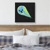 Earth Vs. Black Hole Leinwanddruck (Insitu (Schlafzimmer))