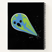 Earth Vs. Black Hole Notizblock (Rückseite)