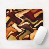 Earth Weave Fine Abstrakt Digital Mousepad (Mit Mouse)
