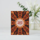 Earth Weave Shine Danke an die Postkarte (Stehend Vorderseite)