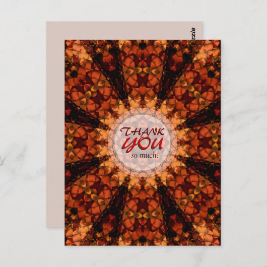 Earth Weave Shine Danke an die Postkarte (Vorne/Hinten)