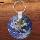 Earth Western Hemisphäre Schlüsselanhänger (Vorderseite)