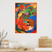 Earth Wind Fire 3 Soule 1 Herz Poster (Küche)