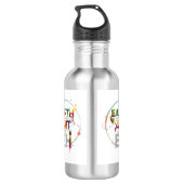 Earth Without Art Is Just Eh Painter Artist Design Edelstahlflasche (Rückseite)