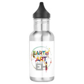 Earth Without Art Is Just Eh Painter Artist Design Edelstahlflasche (Links)