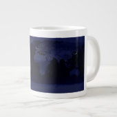 Earth World Map City Lights am Night Satellite Jumbo-Tasse (Vorderseite Rechts)