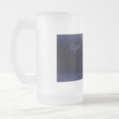 Earth World Map City Lights am Night Satellite Mattglas Bierglas (Links)