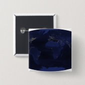 EarthÃ, Âs vom Menschen erzeugte Nachtlichter Button (Vorne & Hinten)