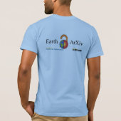 EarthArXiv hellblau T T-Shirt (Rückseite)