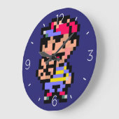 Earthbound Ness sprite Große Wanduhr (Winkel)