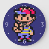 Earthbound Ness sprite Große Wanduhr (Vorderseite)