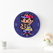 Earthbound Ness sprite Große Wanduhr (Zuhause)
