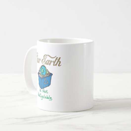 EarthDay-9c Kaffeetasse (Vorderseite Links)