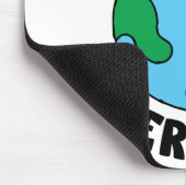 EarthDay Jeden Tag umweltfreundliches Icon Happy E Mousepad (Ecke)