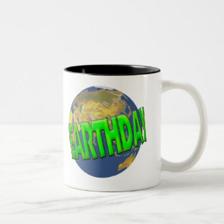 Earthday T-Shirts und Geschenke Zweifarbige Tasse