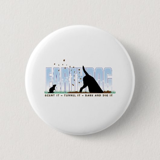 Earthdog Farbentwurf Button (Vorderseite)