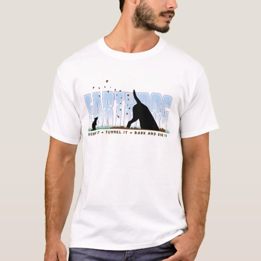 Earthdog Farbentwurf T-Shirt (Vorderseite)