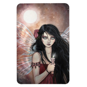 Earthen Dusk Fantasy Fairy Magnet