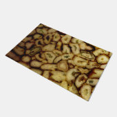 Earthen Green gold Quarz Agates Fußmatte (Schrägansicht)