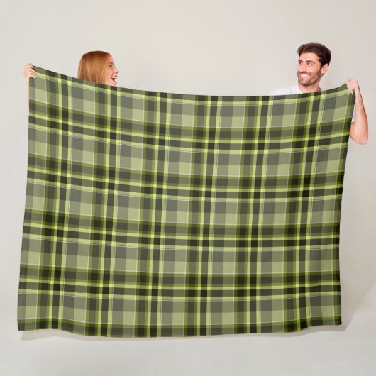 Earthen Green Kariert Fleece Blanket, 30"x40" (Beispiel)