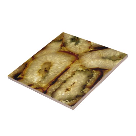 Earthen Green Quarz Agates Fliese (Seite)