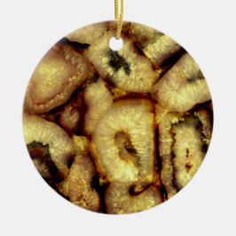 Earthen Green Quarz Agates Keramik Ornament