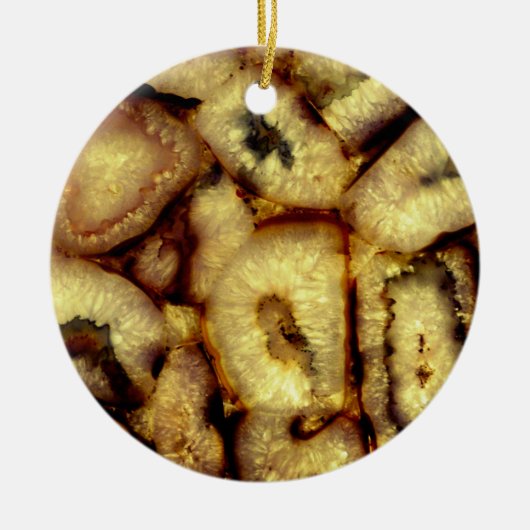 Earthen Green Quarz Agates Keramik Ornament (Vorne)