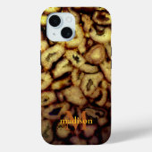 Earthen Green Quarz Agates Monogramm Case-Mate iPhone Hülle (Rückseite)