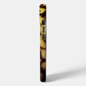 Earthen Green Quarz Agates Monogramm Case-Mate iPhone Hülle (Rückseite / Links)