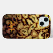 Earthen Green Quarz Agates Monogramm Case-Mate iPhone Hülle (Rückseite (Horizontal))