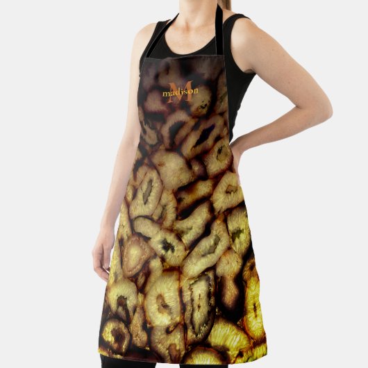 Earthen Green Quarz Agates Monogramm Schürze (InSitu)