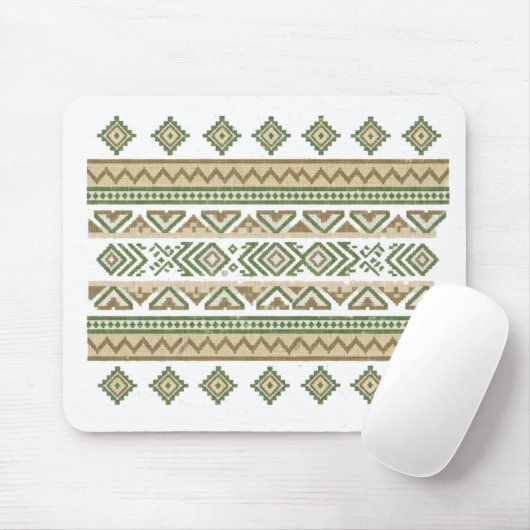 Earthen Ikat Tapestry Mousepad (Mit Mouse)
