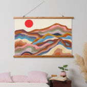 Earthen Majesty Wandteppich Mit Holzrahmen (Schlafzimmer)