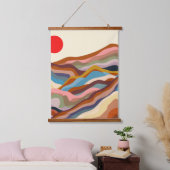 Earthen Majesty Wandteppich Mit Holzrahmen (Schlafzimmer)