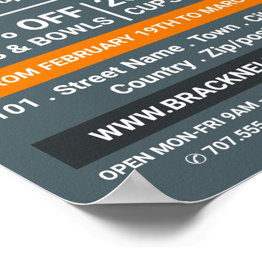 Earthen Pot Design, Potterie Store, Potter-Werbung Poster (Ecke)