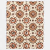 Earthen Radiance Mandala Fleecedecke (Vorderseite)