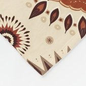 Earthen Radiance Mandala Fleecedecke (Ecke)