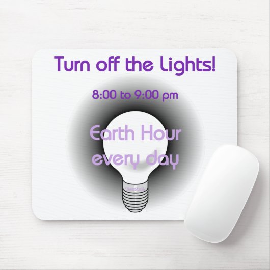 EarthHour4 Mousepad (Mit Mouse)
