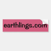 Earthlings.com Autoaufkleber (Vorne)