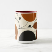 Earthly Silhouette Abstract Minimalist Tasse (Zentrum)