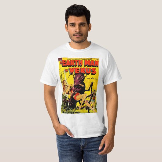 Earthman auf Venus T-Shirt (Vorne ganz)