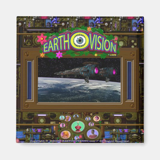 EARTHOVISION Magnet (Platz) (Vorne)