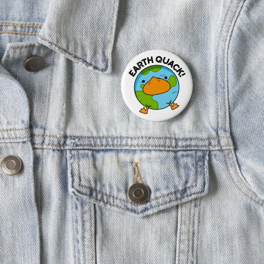 Earthquack Funny Earthquake Pub Button (Beispiel)