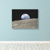 Earthrise Apollo 8 Leinwanddruck (Insitu (Holzboden))