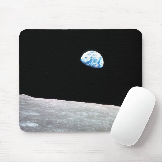 Earthrise - die Mondperspektive Mousepad (Mit Mouse)