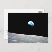 Earthrise Feiertagspostkarte (Vorne/Hinten)