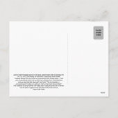 Earthrise Feiertagspostkarte (Rückseite)