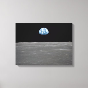 Earthrise-Foto Leinwanddruck