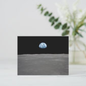 Earthrise-Foto Postkarte (Stehend Vorderseite)