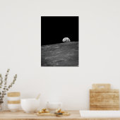 Earthrise from Apollo 8 Moon Mission Poster (Küche)